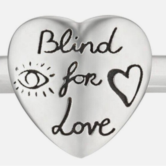 NWT Gucci Blind for Love Heart Ring With Box (full inclusion) Size 7.25 US - Picture 2 of 9